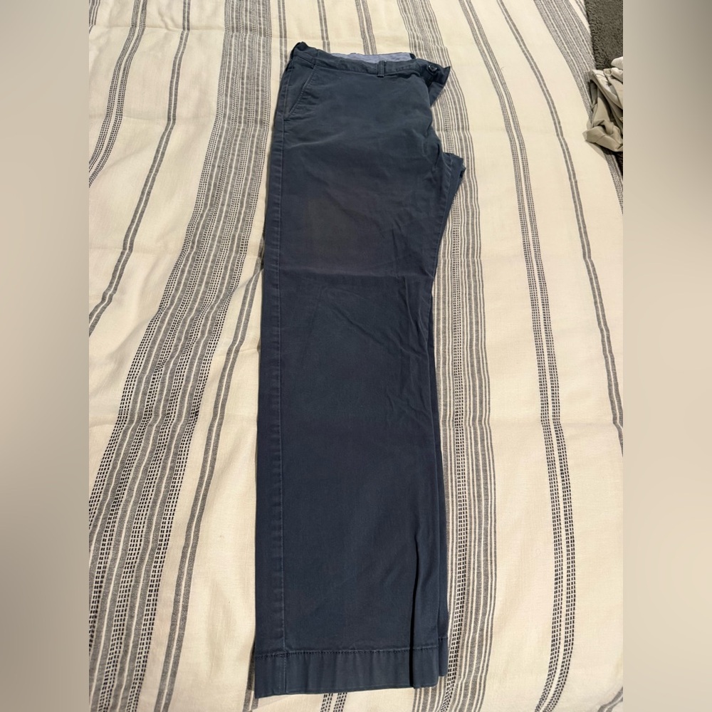 J. Crew navy blue chinos straight leg